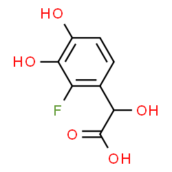 Benzeneacetic acid, 2-fluoro-alpha,3,4-trihydroxy- (9CI)结构式