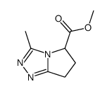 5H-Pyrrolo[2,1-c]-1,2,4-triazole-5-carboxylicacid,6,7-dihydro-3-methyl-,methylester(9CI) structure