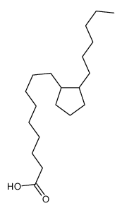 9-(2-hexylcyclopentyl)nonanoic acid Structure