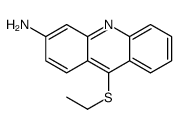 9-ethylsulfanylacridin-3-amine结构式