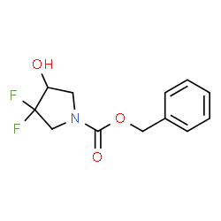 benzyl 3,3-difluoro-4-hydroxypyrrolidine-1-carboxylate Structure