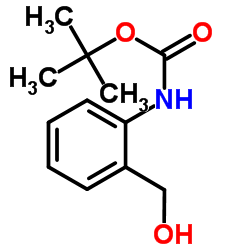 tert-Butyl (2-(hydroxymethyl)phenyl)carbamate structure