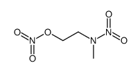 2-(methylnitroamino)ethyl nitrate结构式