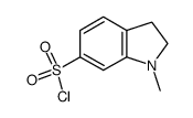 1-methylindoline-6-sulfonyl chloride结构式