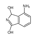 4-AMINO-3-HYDROXYISOINDOLIN-1-ONE结构式