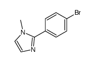 2-(4-溴苯基)-1-甲基-1H-咪唑结构式