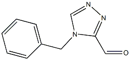 4H-1,2,4-Triazole-3-carboxaldehyde, 4-(phenylmethyl)-结构式