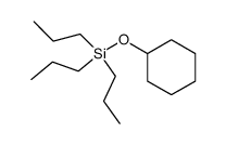 cyclohexyloxy-tripropyl-silane Structure