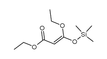 ethoxycarbonylketene ethyltrimethylsilyl acetal Structure