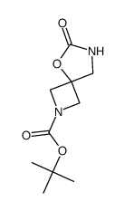 tert-butyl 6-oxo-5-oxa-2,7-diazaspiro[3.4]octane-2-carboxylate结构式