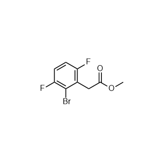 Methyl 2-Bromo-3,6-Difluorophenylacetate Structure