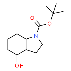 1H-Indole-1-carboxylic acid, octahydro-4-hydroxy-, 1,1-dimethylethyl ester Structure