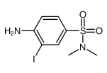 2-碘-4-(N,N-二甲基氨基磺酰基)苯胺结构式