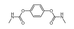 1,4-Bis(N-methylcarbamoyloxy)benzol Structure