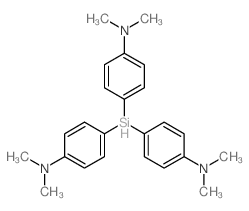 tris(4-dimethylaminophenyl)silicon Structure