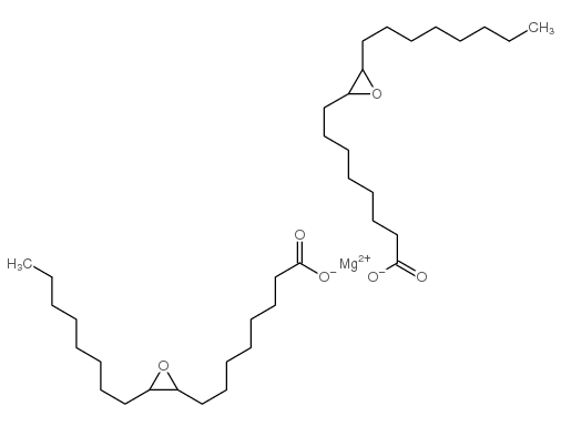 magnesium,6-(3-decyloxiran-2-yl)hexanoate,8-(3-octyloxiran-2-yl)octanoate Structure