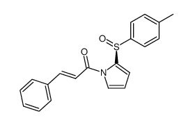 1-{2-[(SS)-(p-tolylsulfinyl)]}pyrrolyl cinnamate Structure