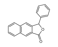 1,3-dihydro-3-phenylnaphtho[2,3-c]-furan-1-one Structure