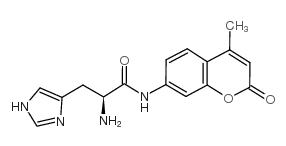 H-组氨酸-AMC结构式