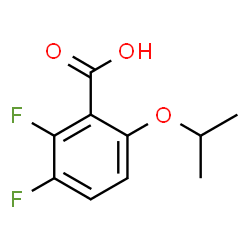 2,3-Difluoro-6-isopropoxybenzoic acid结构式