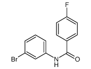 N-(3-Bromophenyl)-4-fluorobenzamide结构式
