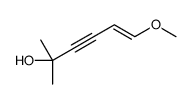 6-methoxy-2-methylhex-5-en-3-yn-2-ol结构式