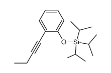 (2-(but-1-yn-1-yl)phenoxy)triisopropylsilane结构式