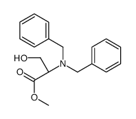 N N-DIBENZYL-D-SERINE METHYL ESTER& structure