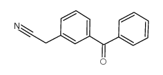 3-苯甲酰苯基乙腈结构式