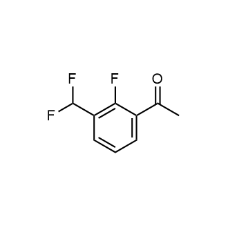 1-(3-(Difluoromethyl)-2-fluorophenyl)ethanone structure