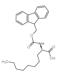 (R)-N-Fmoc-Octylglycine structure