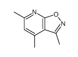 Isoxazolo[5,4-b]pyridine, 3,4,6-trimethyl- (8CI,9CI)结构式