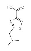 2-[(dimethylamino)methyl]-1,3-thiazole-4-carboxylic acid structure