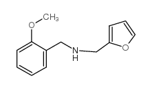 furan-2-ylmethyl-(2-methoxy-benzyl)-amine structure