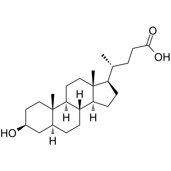 Isoallolithocholic acid结构式