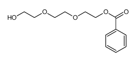 2-[2-(2-hydroxyethoxy)ethoxy]ethyl benzoate Structure