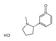 3-((S)-1-methyl-pyrrolidin-2-yl)-pyridine-1-oxide , dihydrochloride structure