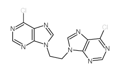 9H-Purine,9,9'-ethylenebis[6-chloro- (7CI,8CI) picture