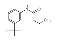 Butanamide,N-[3-(trifluoromethyl)phenyl]-结构式