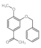 Ethanone,1-[4-methoxy-3-(phenylmethoxy)phenyl]- structure