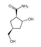 Cyclopentanecarboxamide, 2-hydroxy-4-(hydroxymethyl)-, (1alpha,2beta,4alpha)- (9CI)结构式