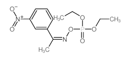 Ethanone,1-(3-nitrophenyl)-, O-(diethoxyphosphinyl)oxime (9CI)结构式