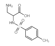 Alanine,3-amino-N-[(4-methylphenyl)sulfonyl]- structure