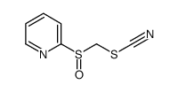 Thiocyanic acid, (2-pyridylsulfinyl)methyl ester (8CI)结构式