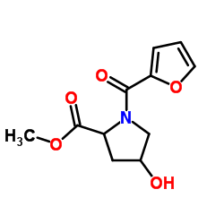 1-(FURAN-2-CARBONYL)-4-HYDROXY-PYRROLIDINE-2-CARBOXYLIC ACID METHYL ESTER picture