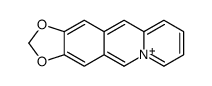 [1,3]benzodioxolo[5,6-b]quinolizin-6-ium结构式