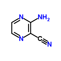 3-Aminopyrazine-2-carbonitrile structure