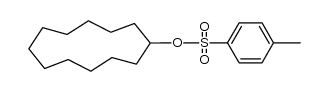 Cyclododecyl p-toluenesulphonate结构式