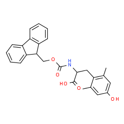 Fmoc-2,6-dimethyl-DL-tyrosine结构式