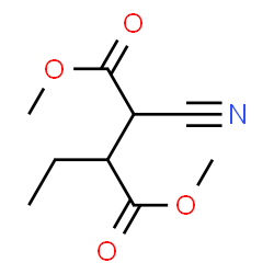 Butanedioic acid, 2-cyano-3-ethyl-, dimethyl ester (9CI)结构式